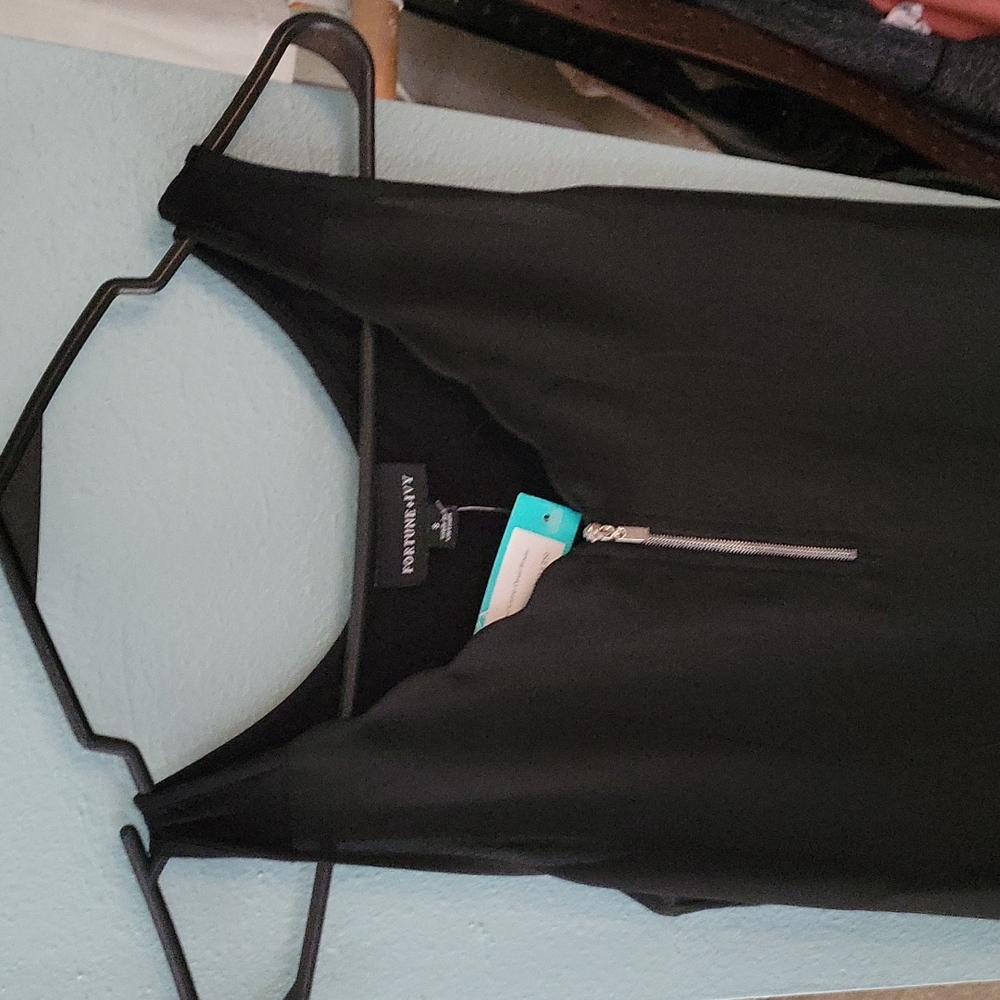 Fortune & ivy zipper tank
